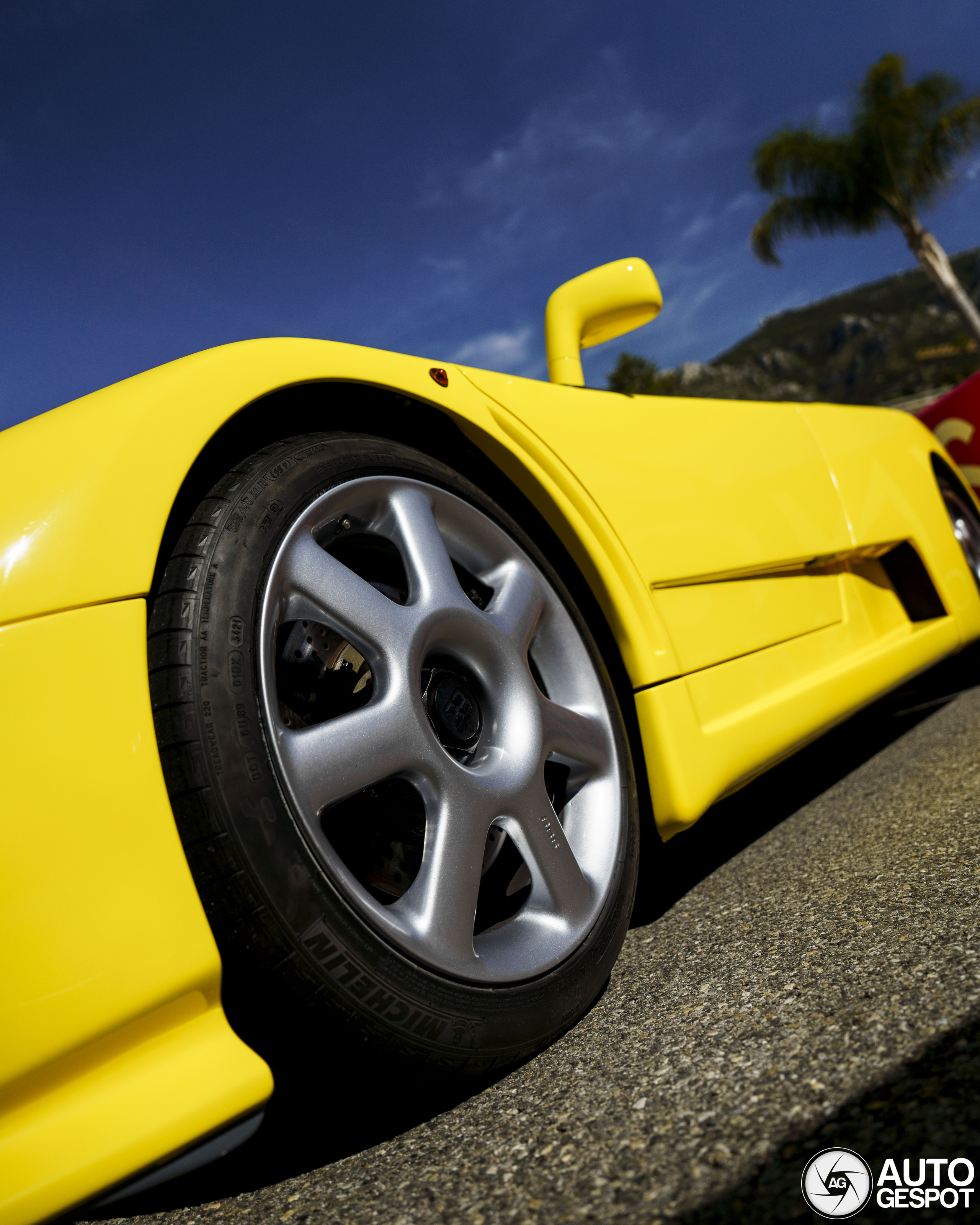 Ex-Michael Schumacher Bugatti EB110 SS returns to the road