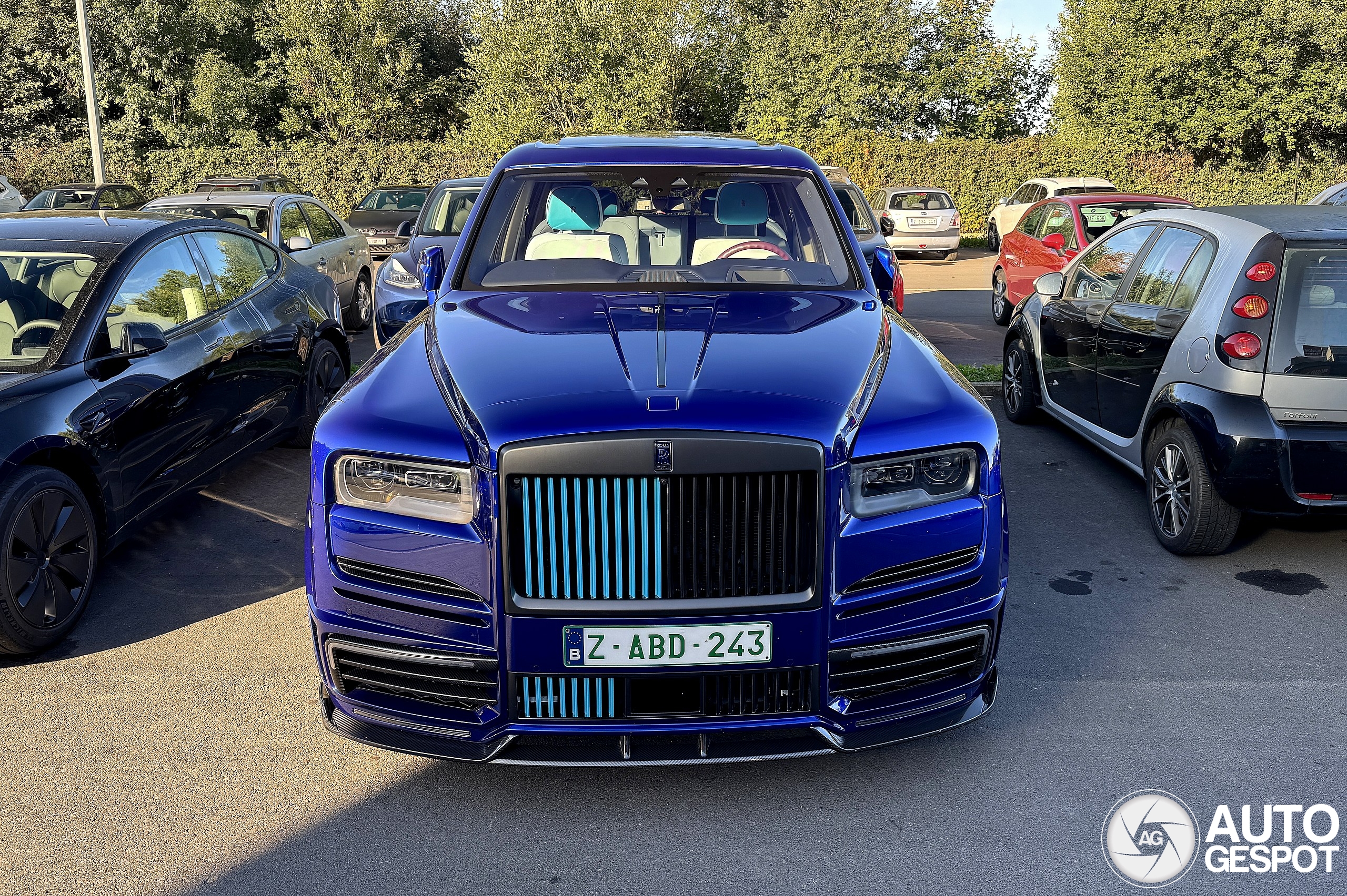 Twee uitgebouwde luxe SUV's