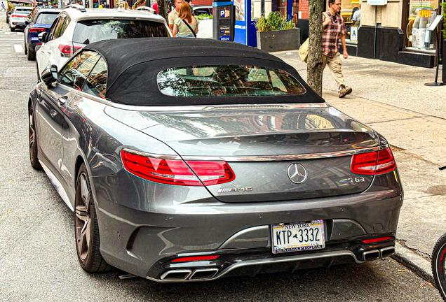 Mercedes-AMG S 63 Convertible A217 2018