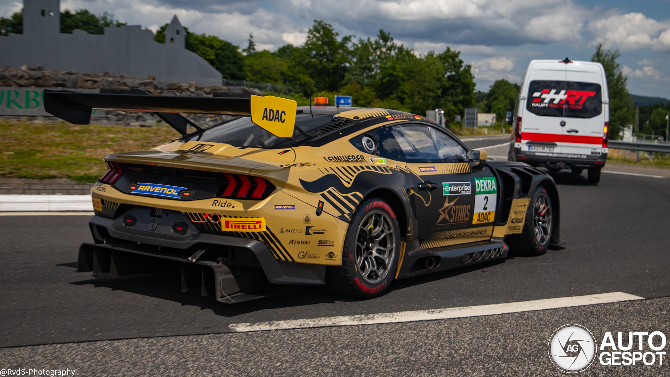 Ford Mustang GT3 op de openbare weg