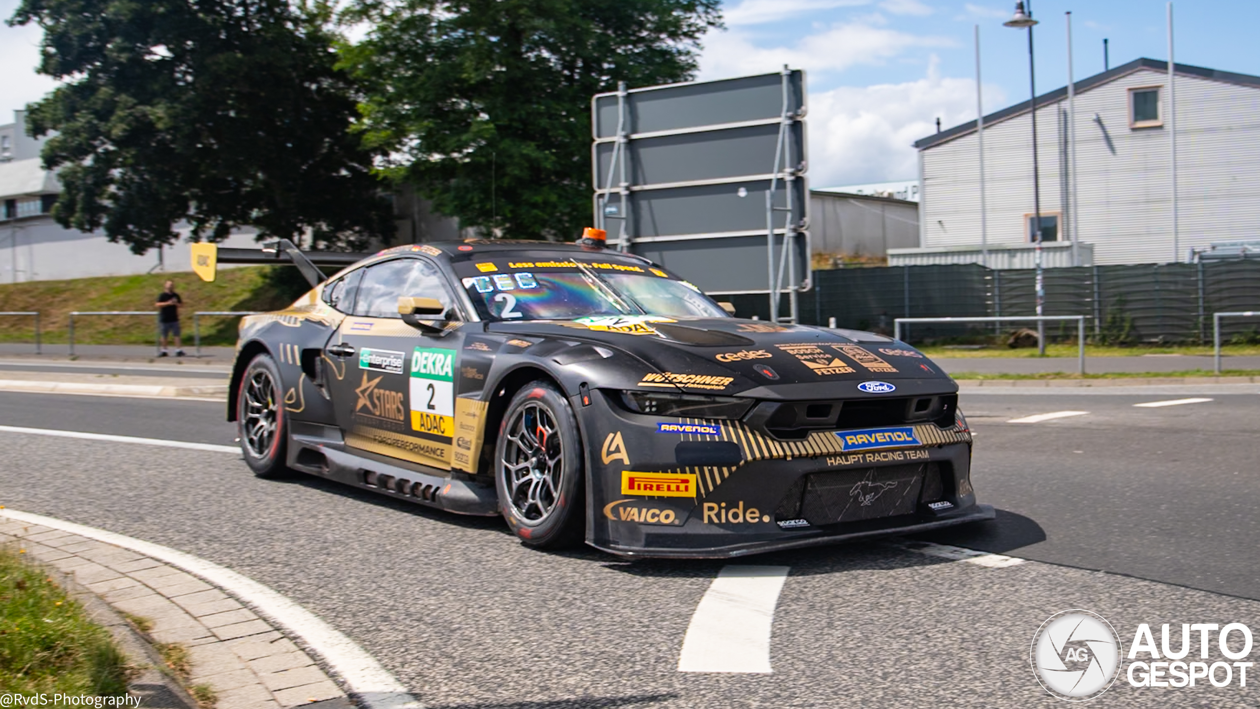 Ford Mustang GT3 op de openbare weg