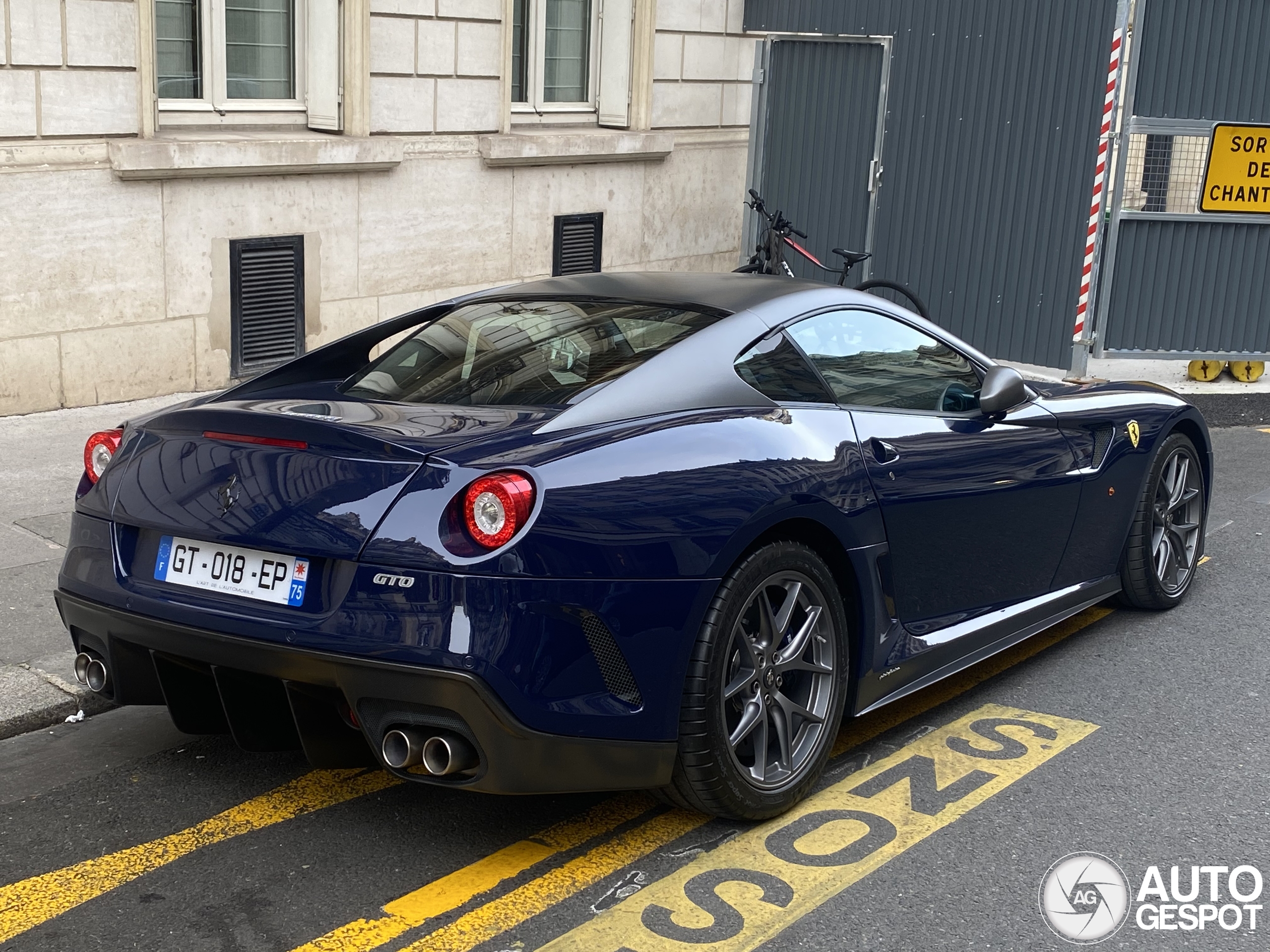 Zo zien we de Ferrari 599 GTO niet vaak