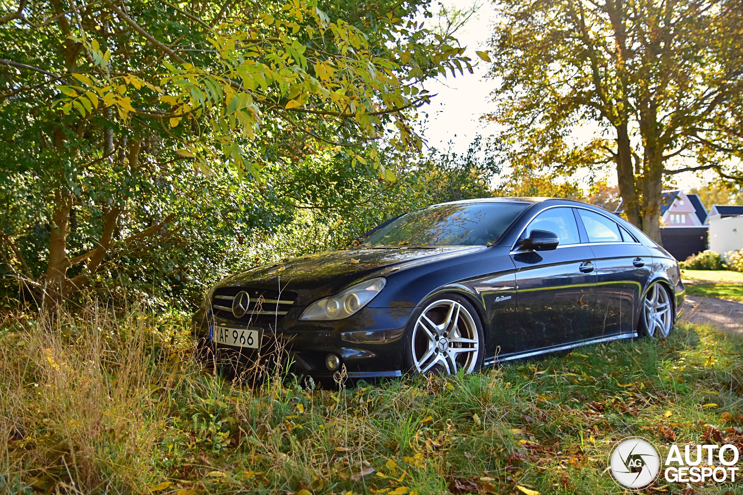 Mercedes-Benz CLS 63 AMG wordt aan zijn lot overgelaten