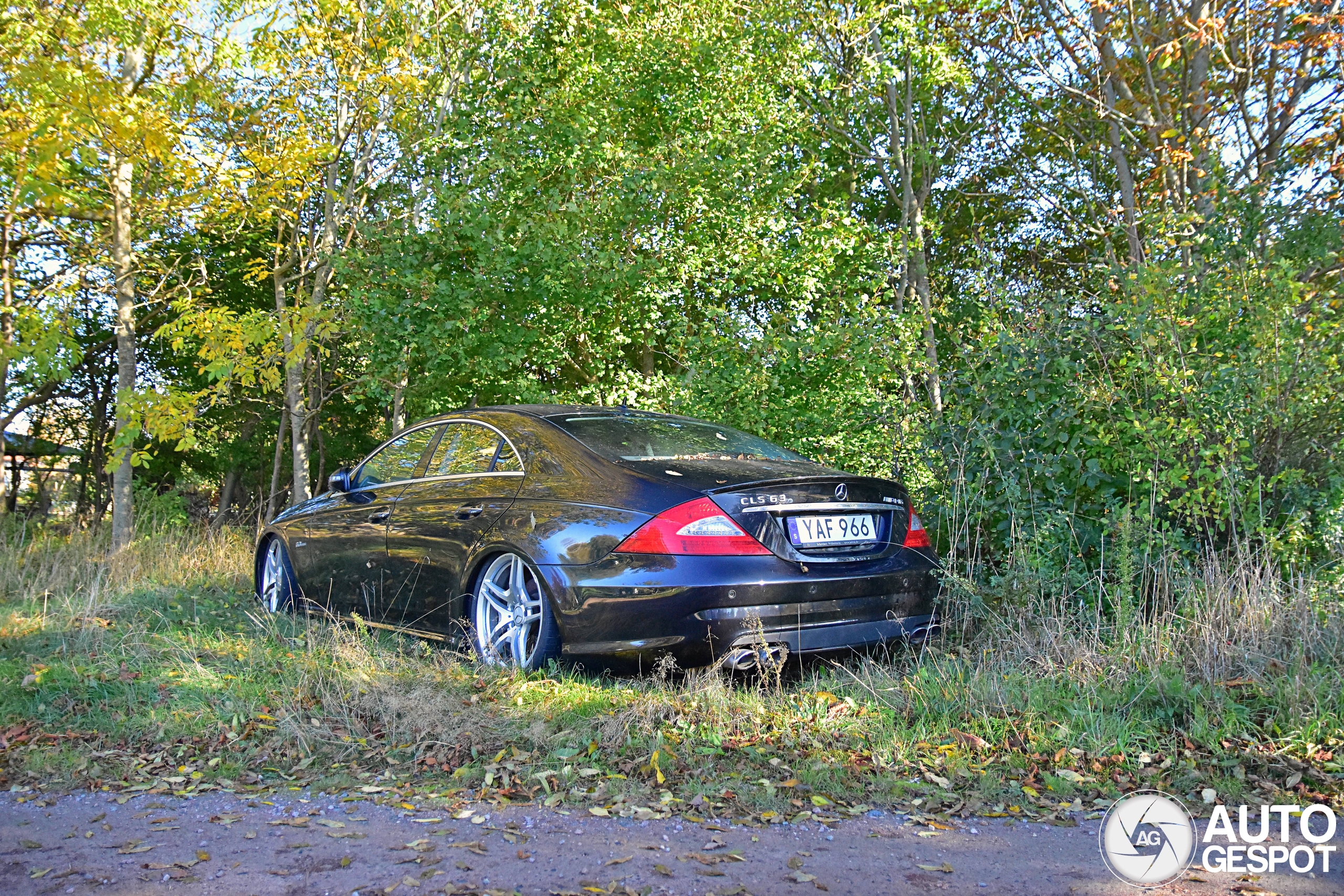 Mercedes-Benz CLS 63 AMG wordt aan zijn lot overgelaten