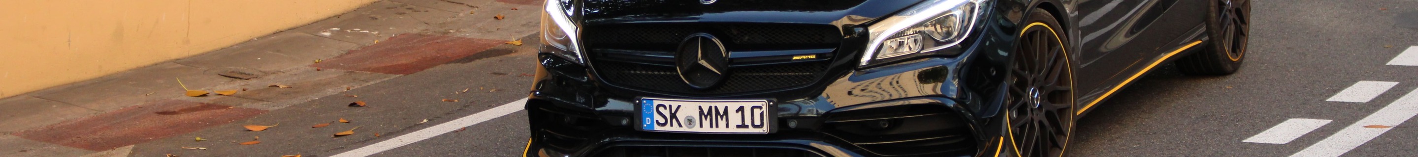 Mercedes-AMG CLA 45 Shooting Brake X117 Yellow Night Edition