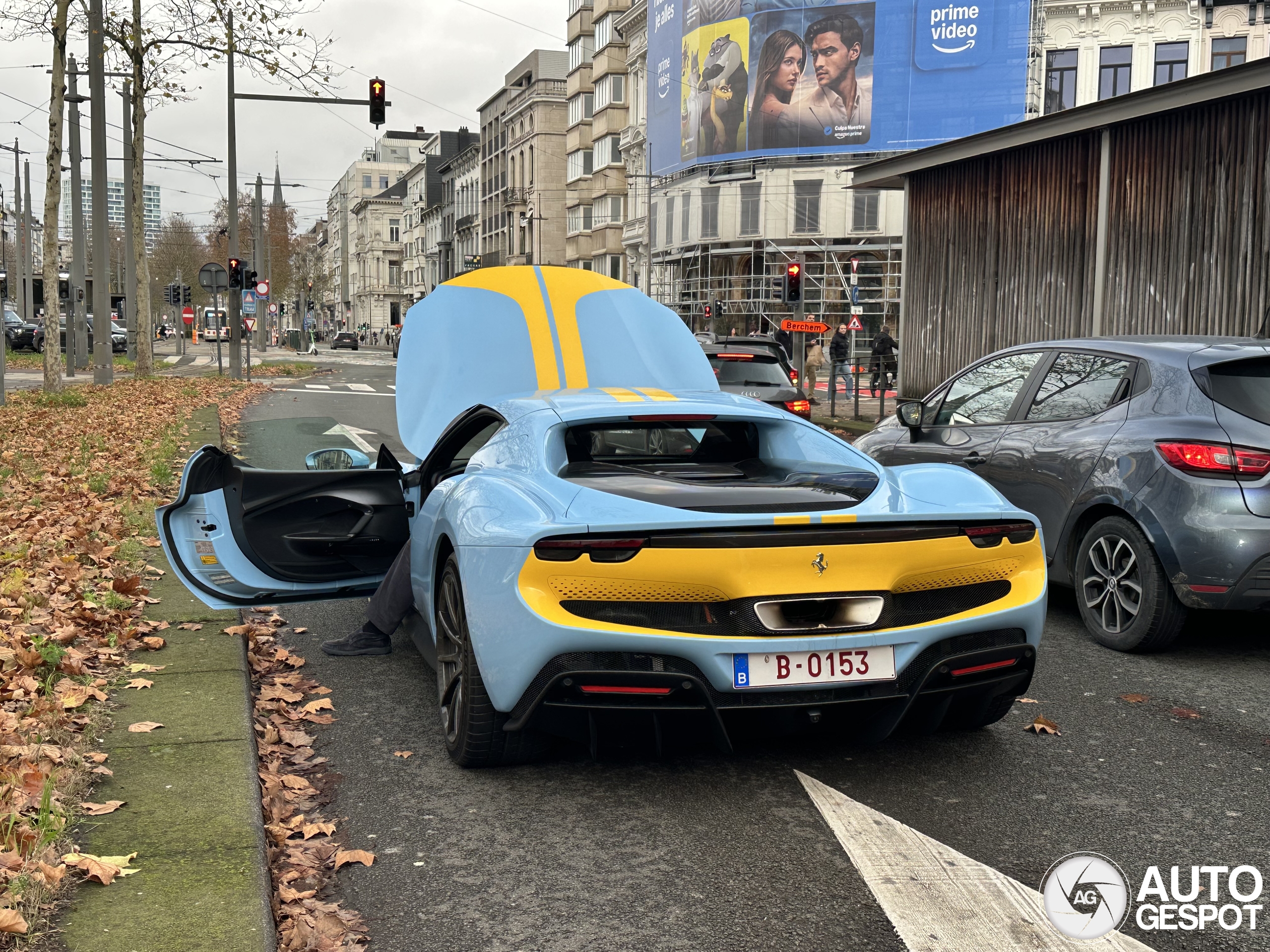 Ferrari 296 GTB had er geen zin meer in