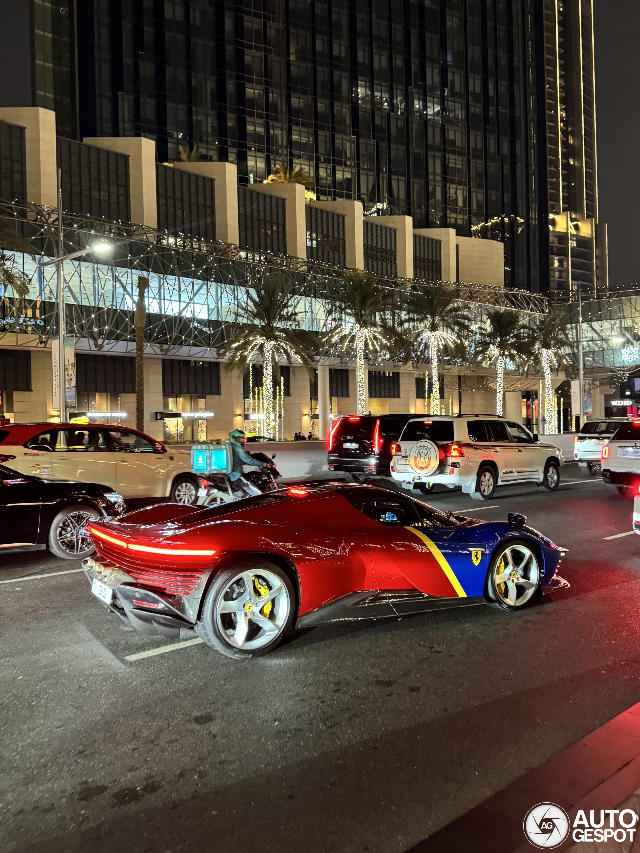 Deze Ferrari rijder is een FC Barcelona fan?