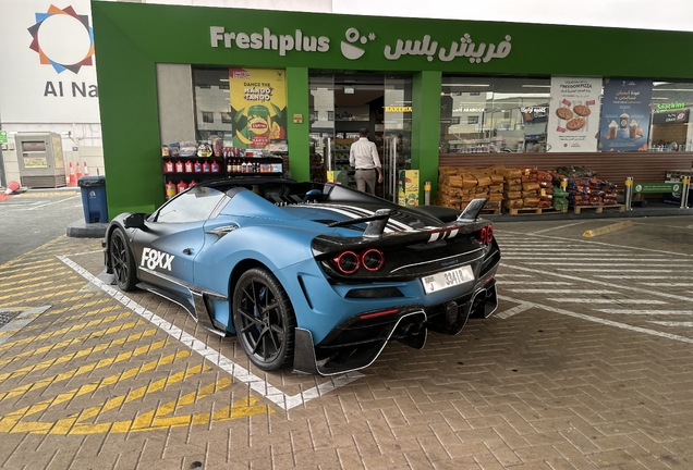Ferrari F8 Spider Mansory F8XX Tempesta Turchese