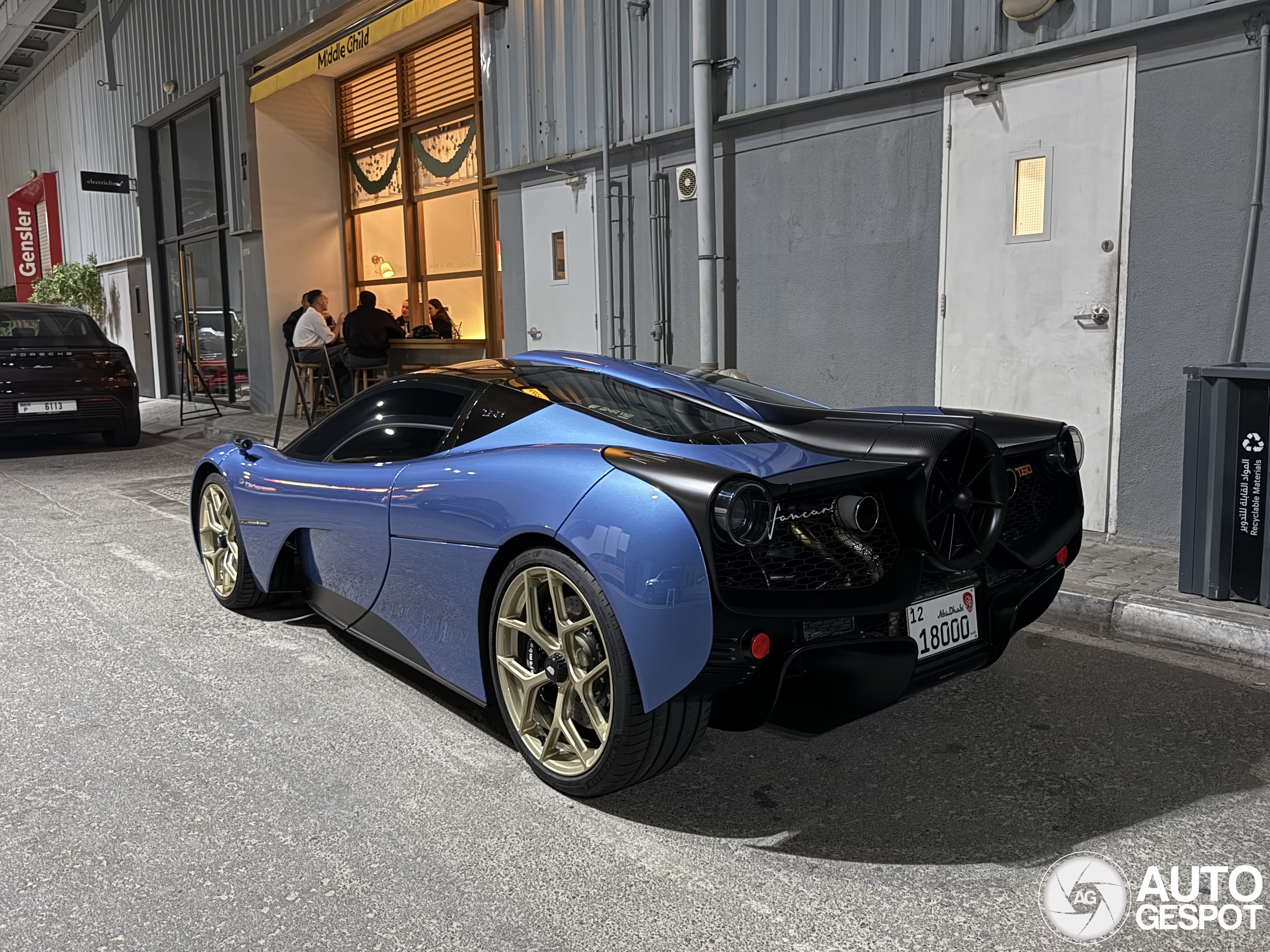 Gordon Murray T.50 gespot in Dubai