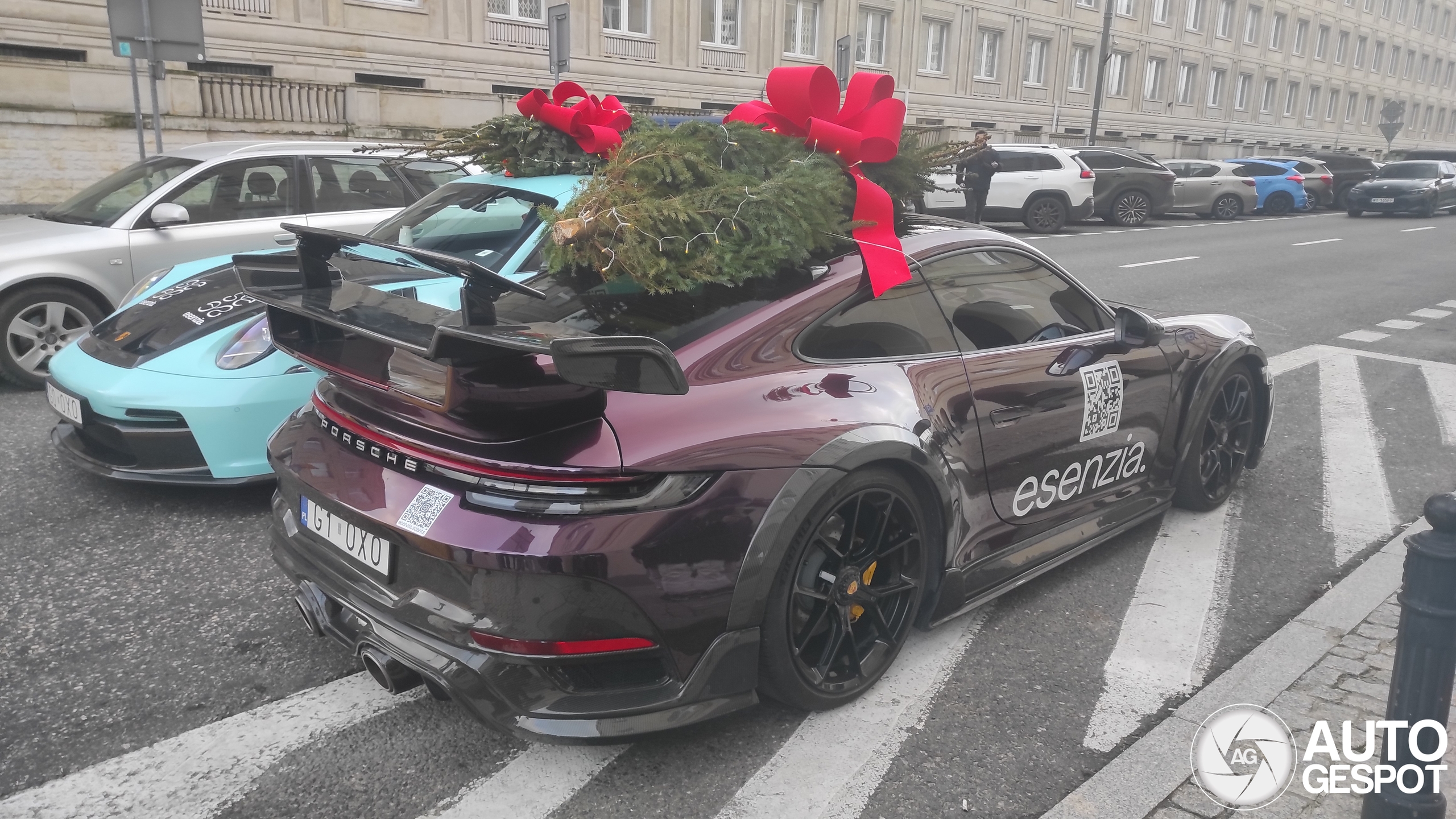 Kerstmis op topsnelheid: Techart GT Street R in Warschau