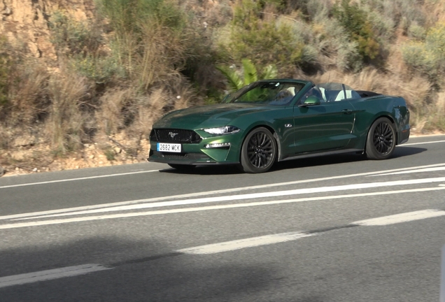 Ford Mustang GT Convertible 2018