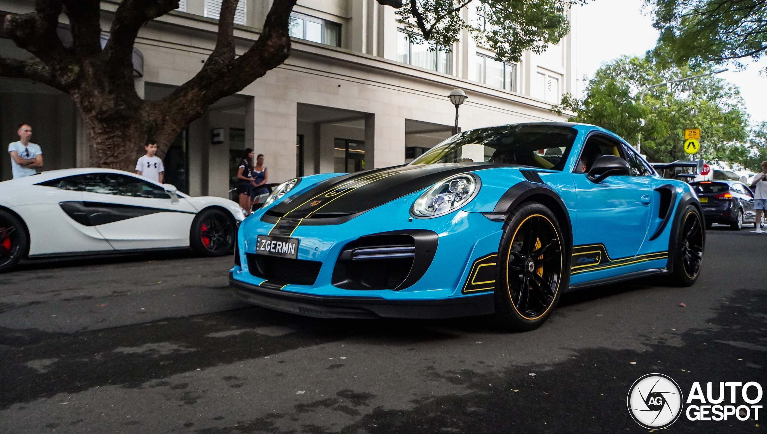 Porsche TechArt GT Street R valt op in Sydney