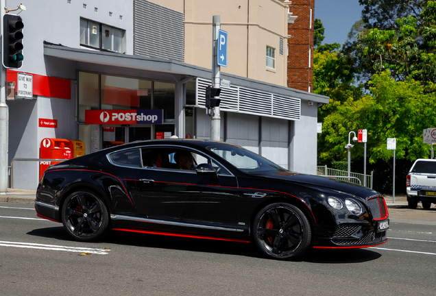 Bentley Continental GT Black Speed 2016