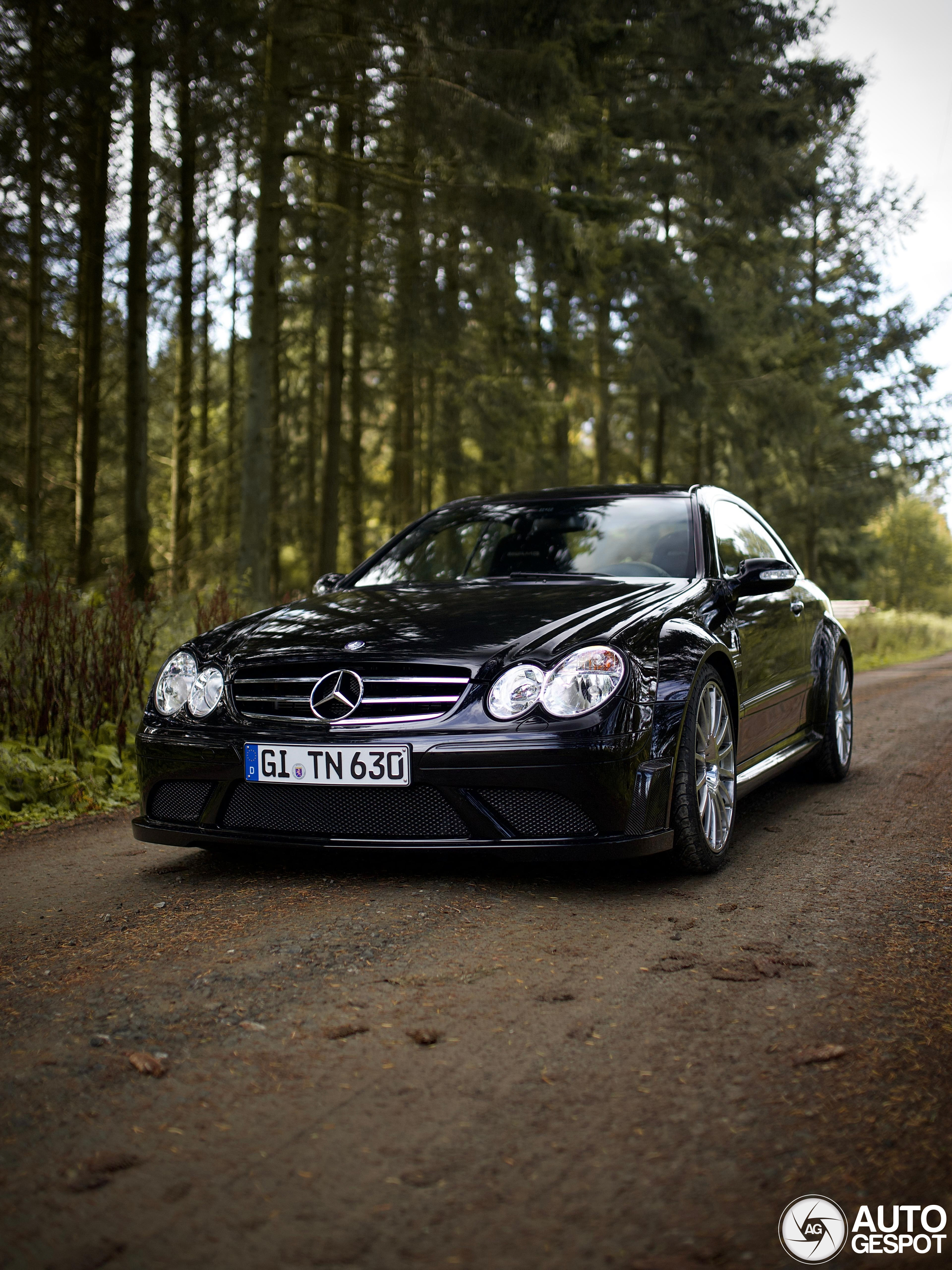 Mercedes-Benz CLK 63 AMG Black Series gespot in Wetzlar