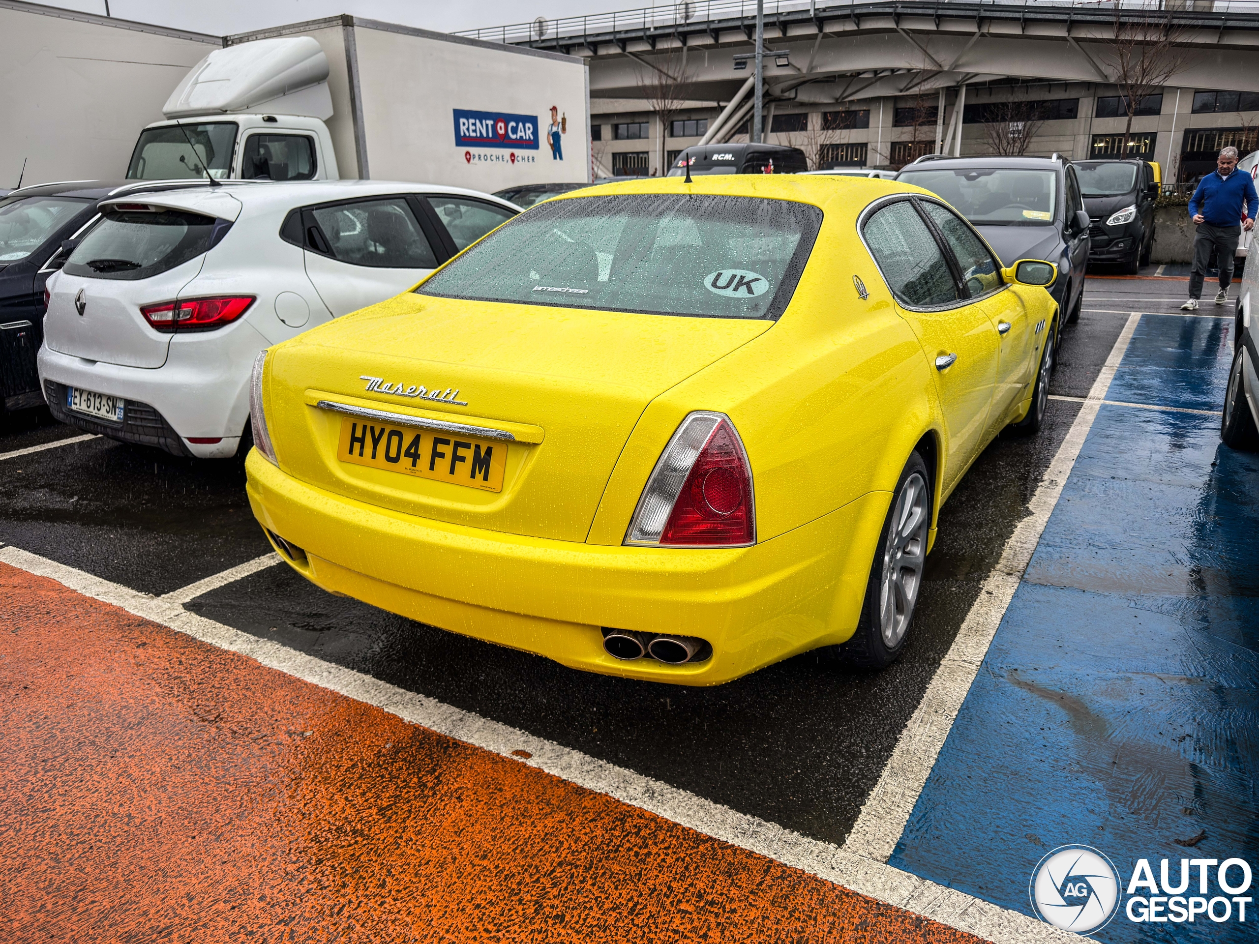 Britse banaan rijdt Europa door