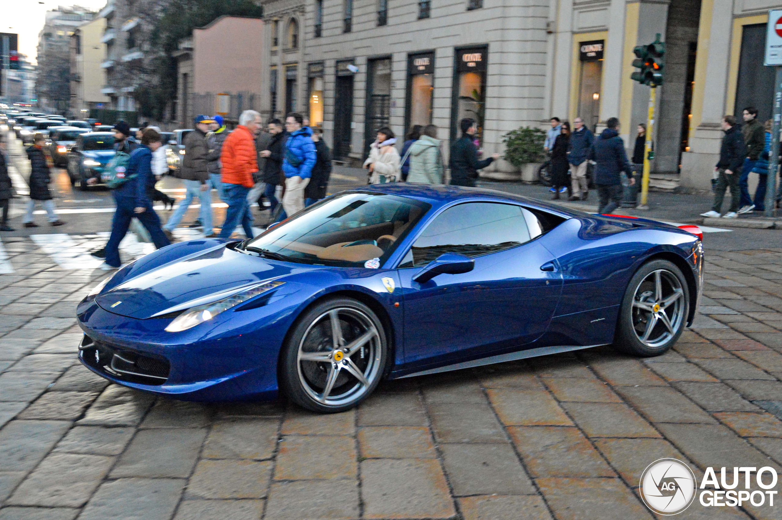 Ferrari 458 in Milaan is perfectie