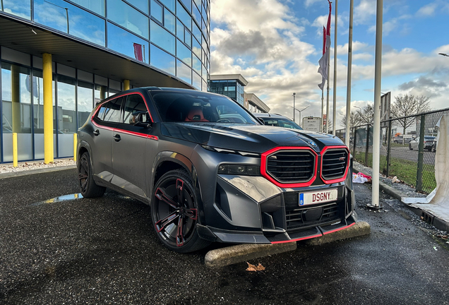 BMW XM G09 Label Red Larte Design