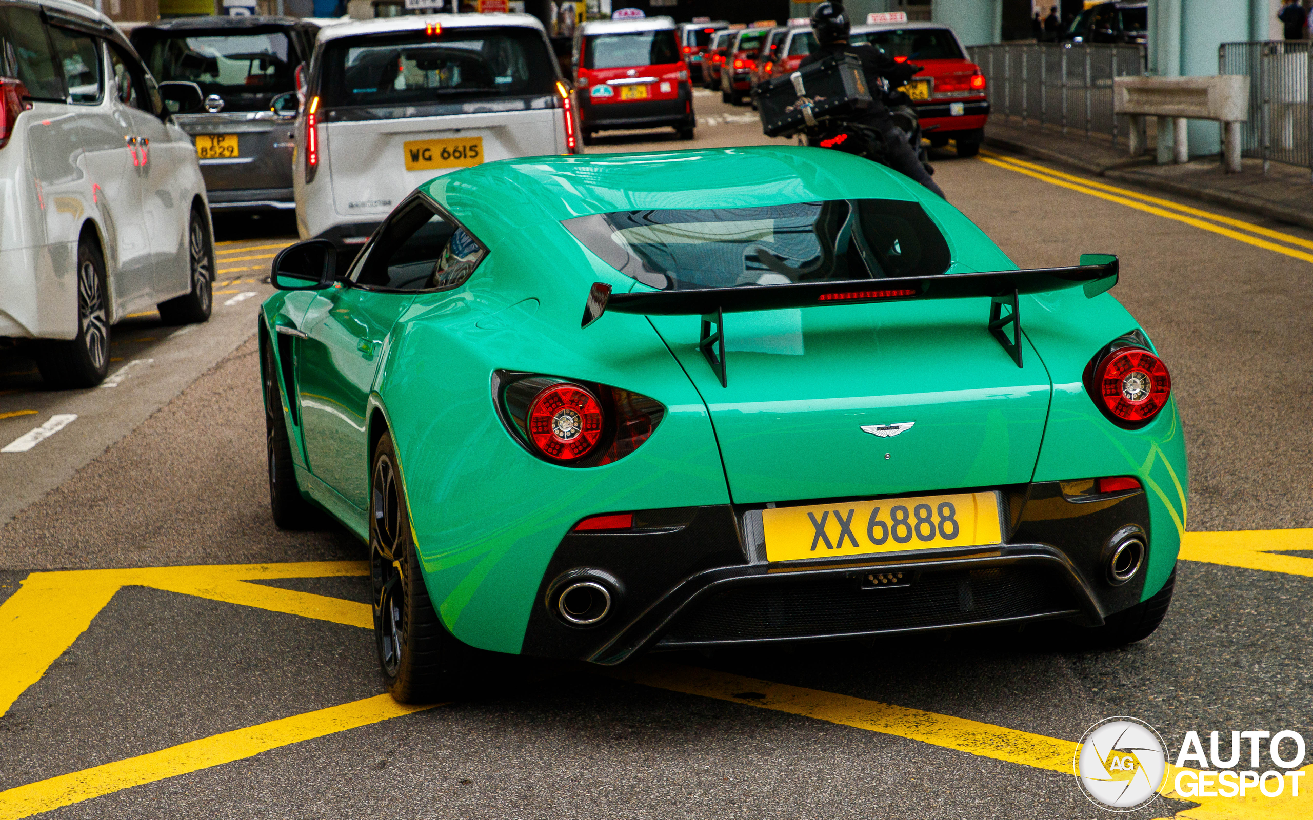Aston Martin V12 Zagato spotten is zeldzaam