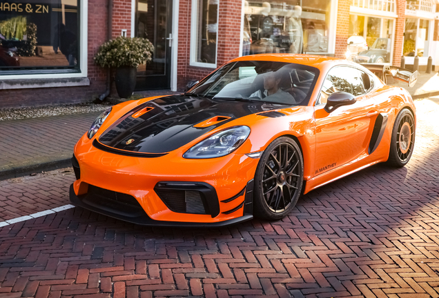 Porsche 718 Cayman GT4 RS Weissach Package Manthey Racing The Tulip