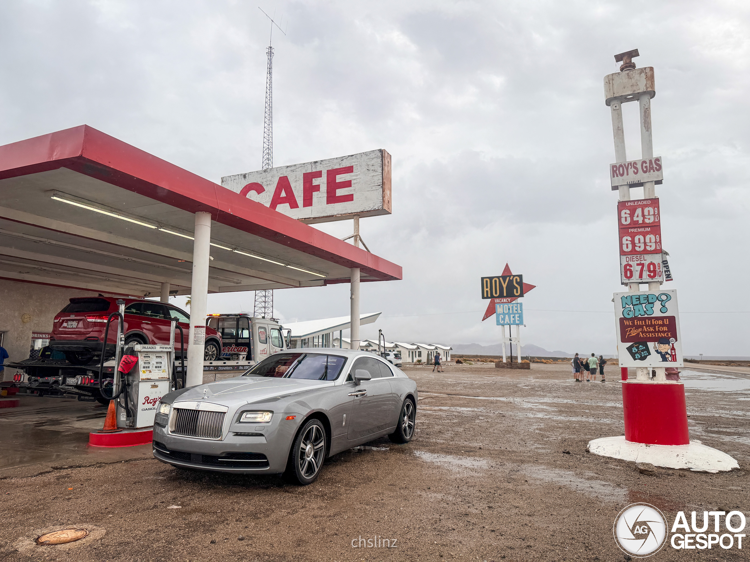 Rolls-Royce op de Route 66