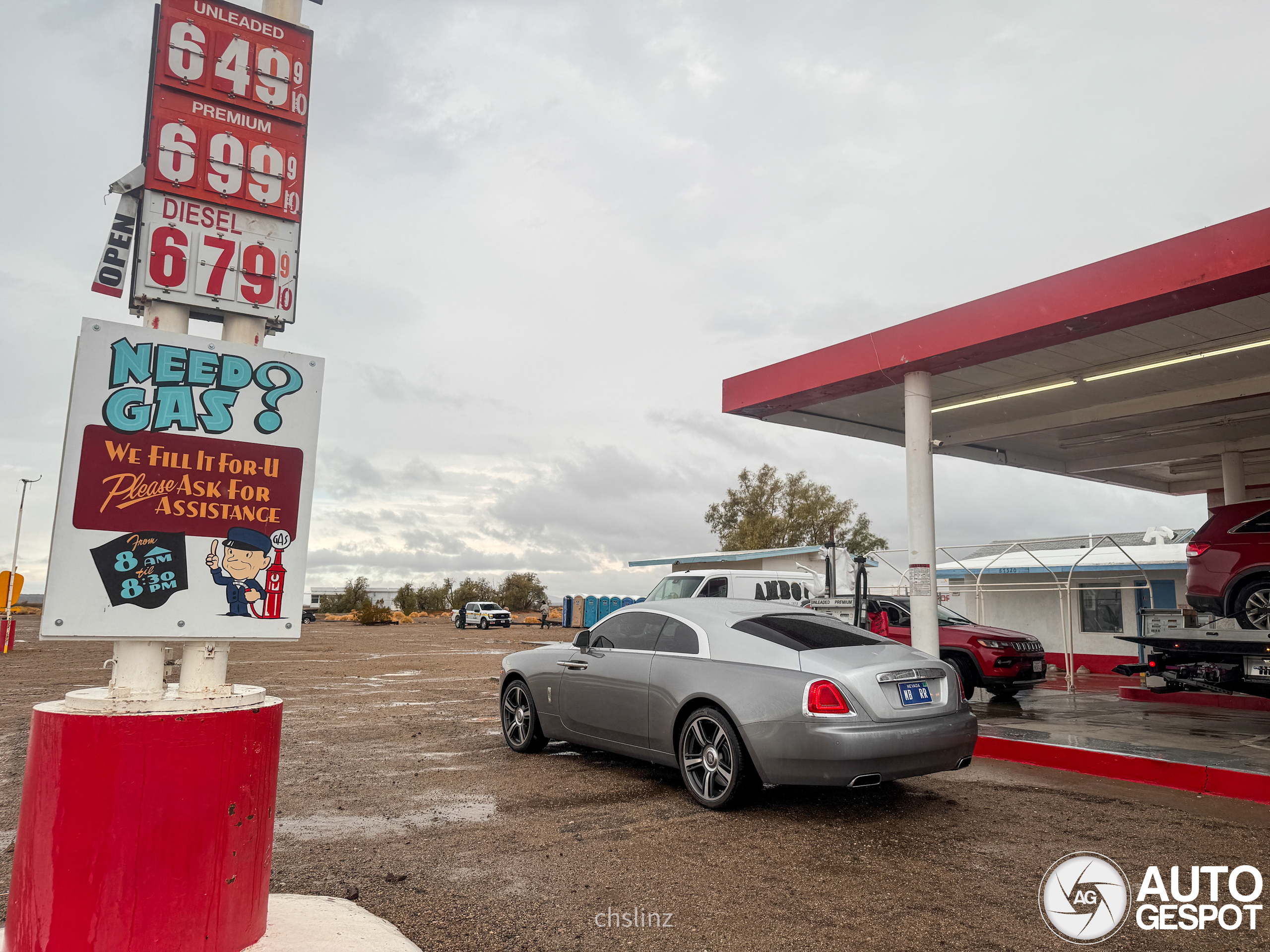 Rolls-Royce op de Route 66