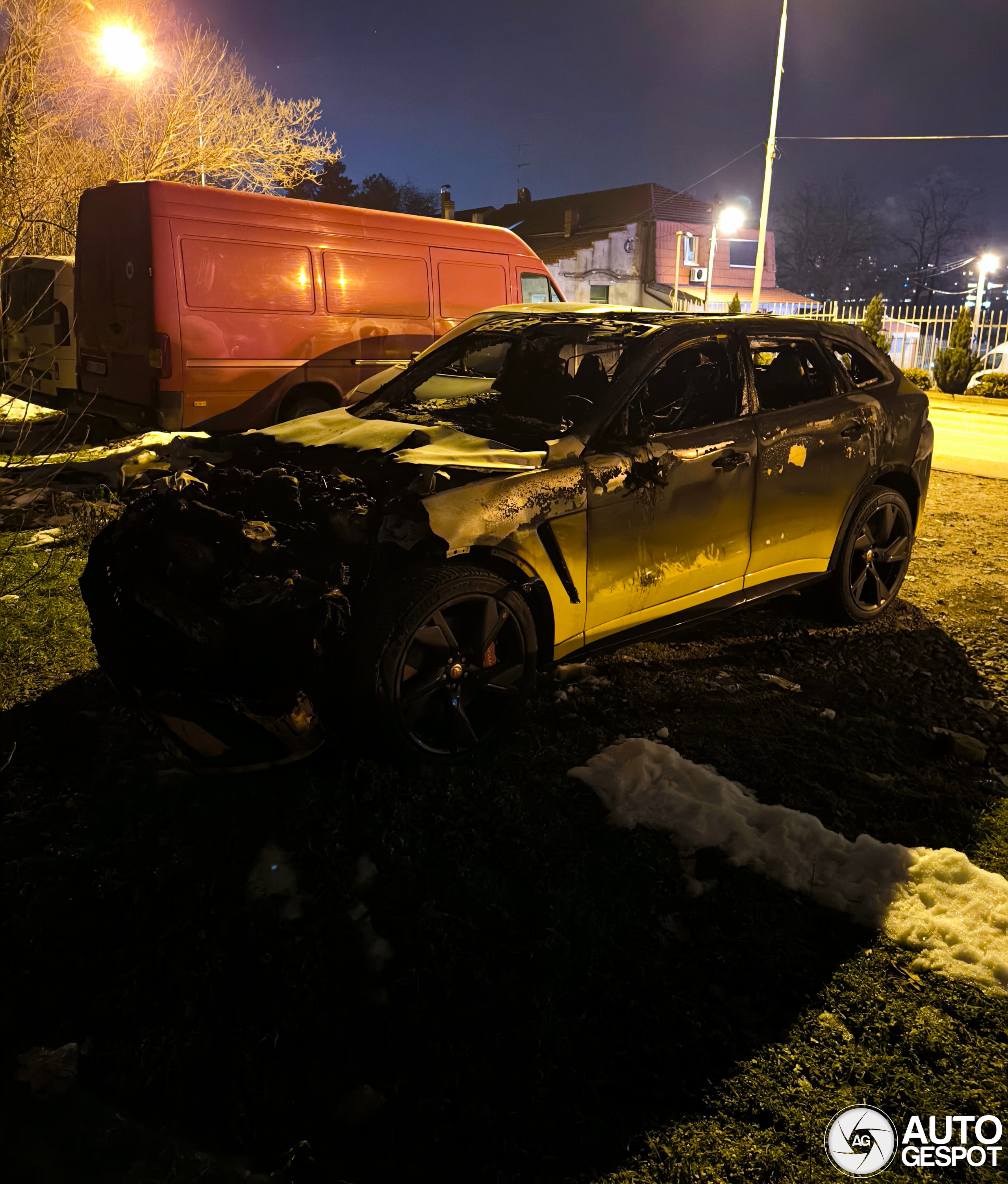 This Jaguar has seen better days