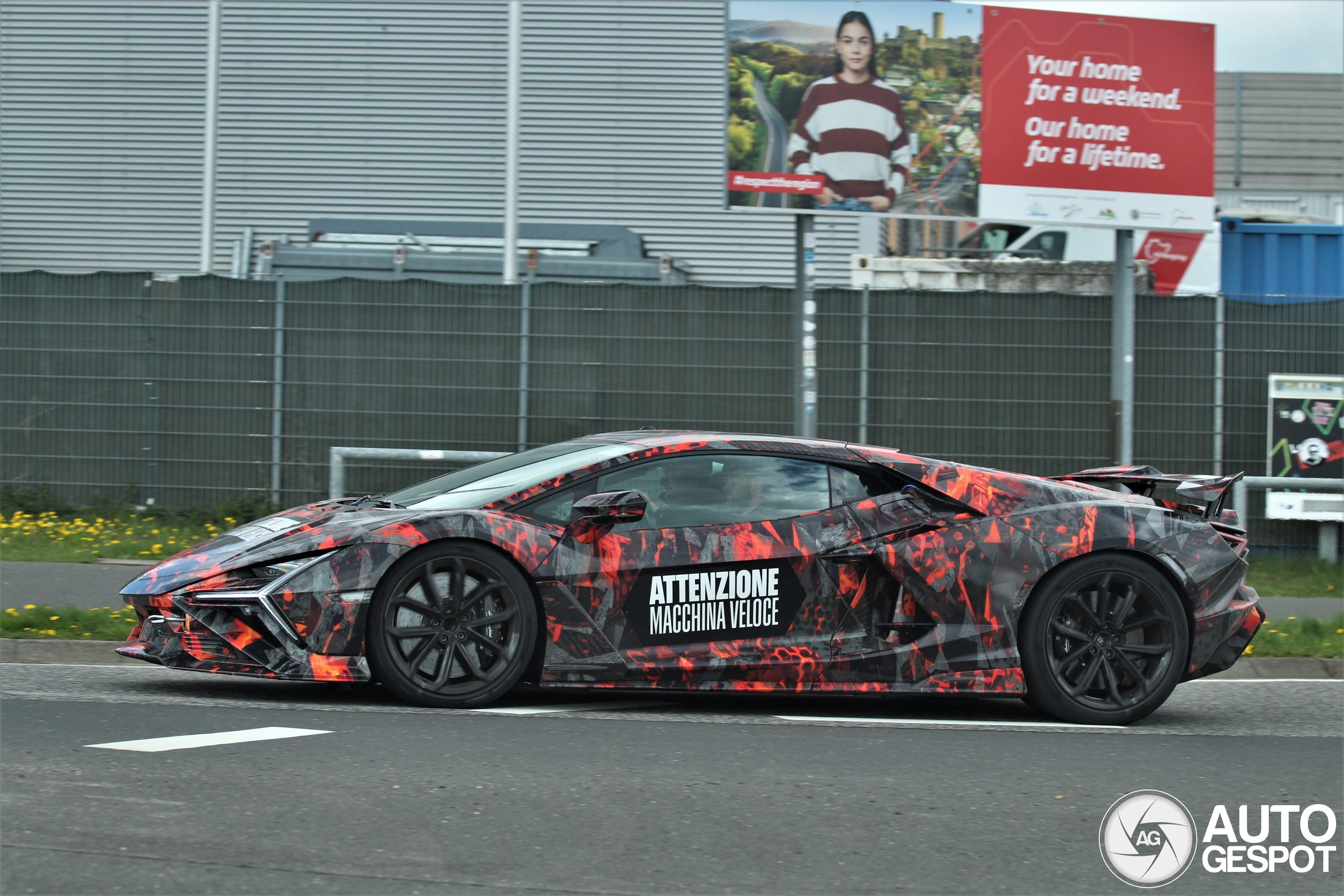 Let op, snelle auto!