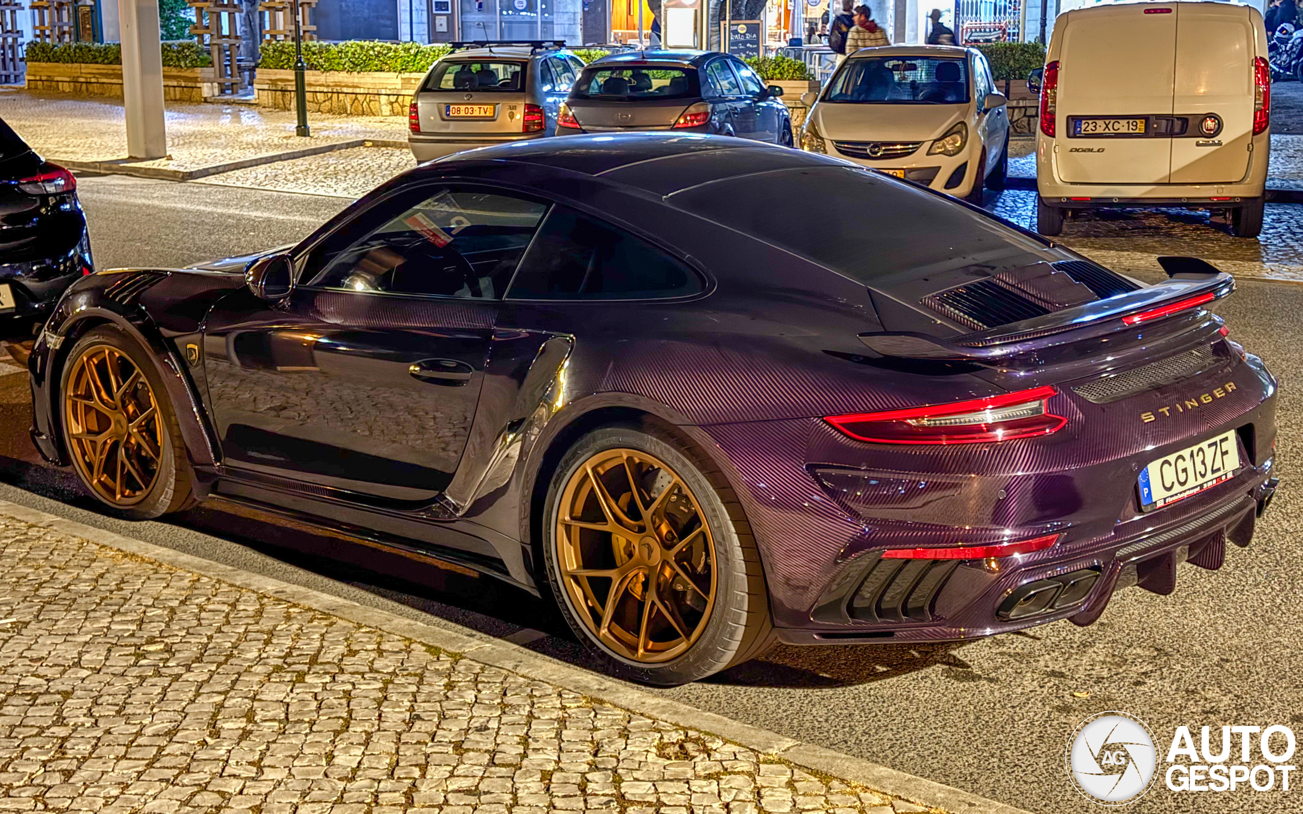 Porsche TopCar 991 Turbo S MkII Stinger GTR Purple Carbon Edition