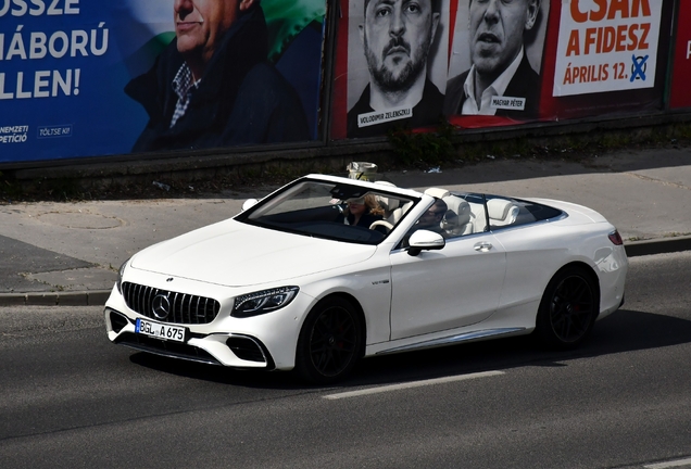 Mercedes-AMG S 63 Convertible A217 2018