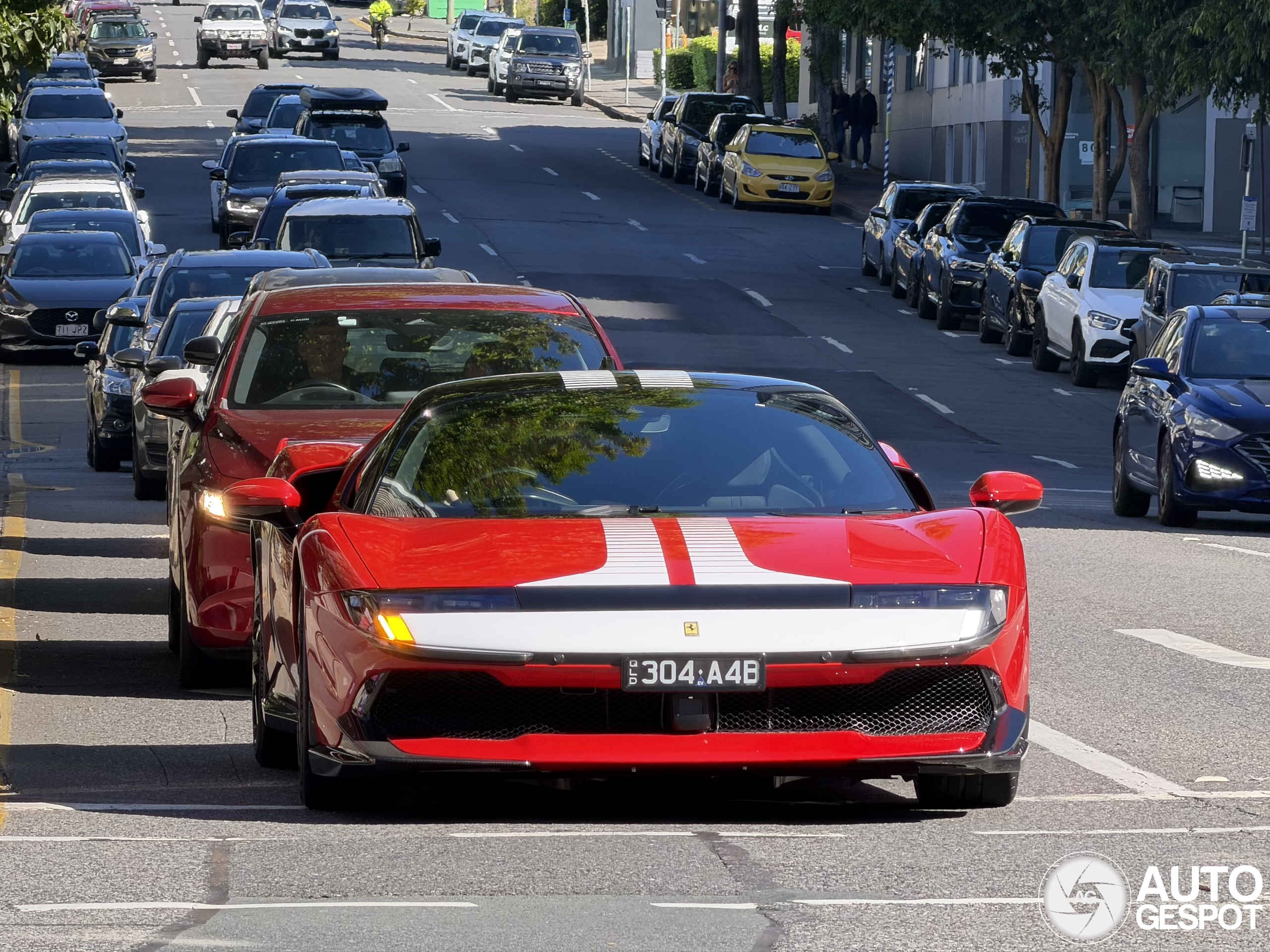 De nieuwe Ferrari 849 Testarossa gespot in Australië