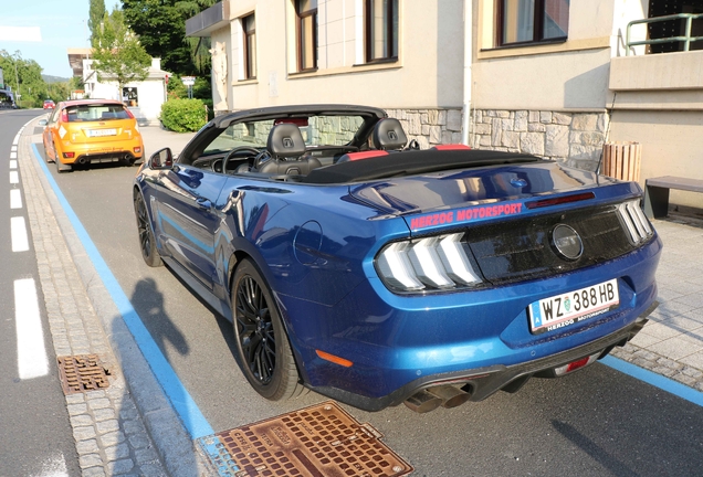 Ford Mustang GT Convertible 2018