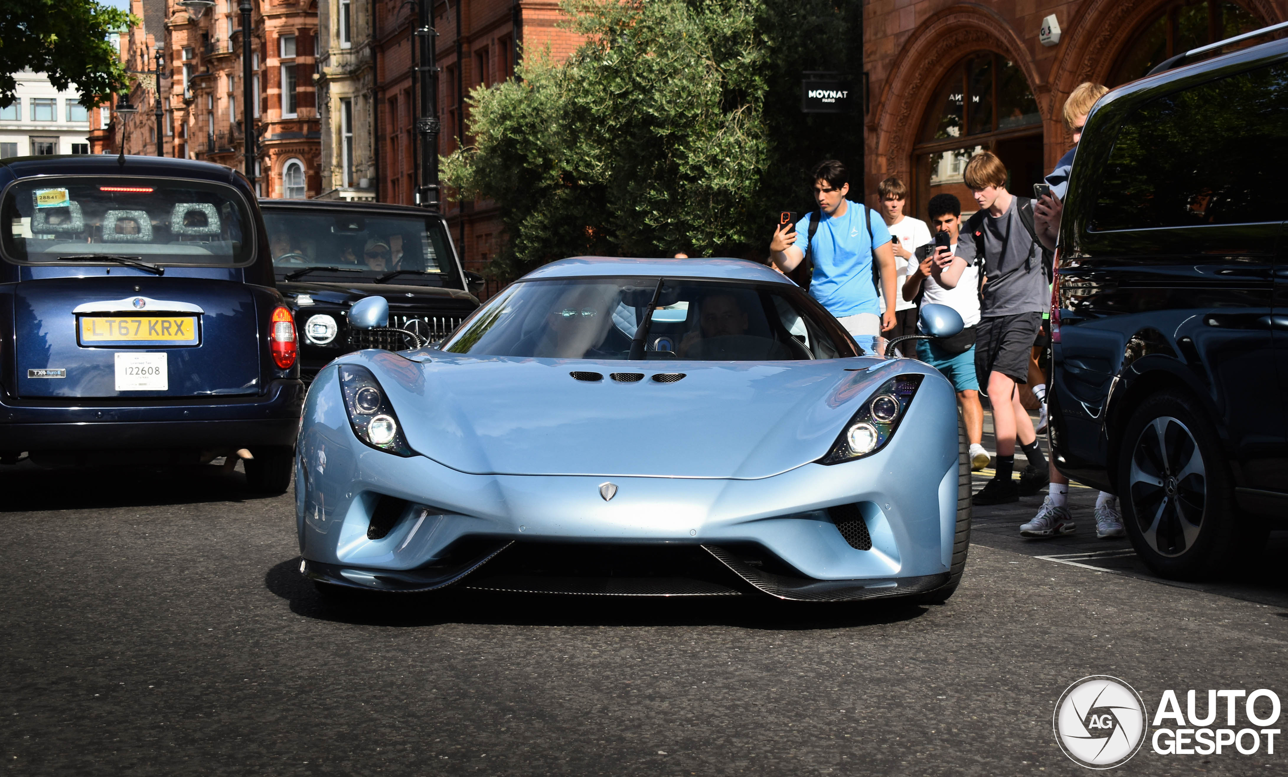 Kloppend hart van deze Koenigsegg wordt zonder moeite getoond in Londen