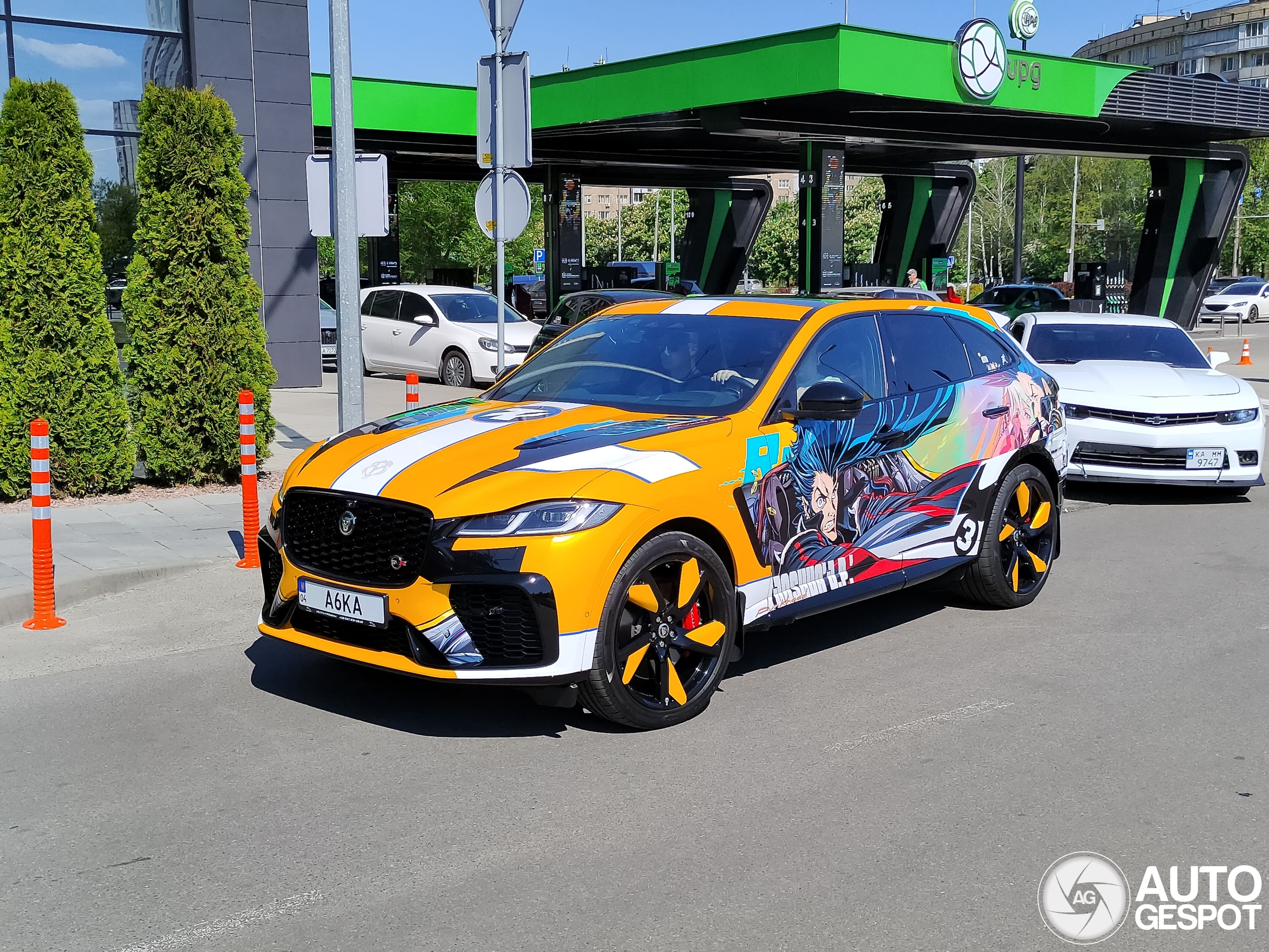 Anime op  Jaguar F-PACE SVR