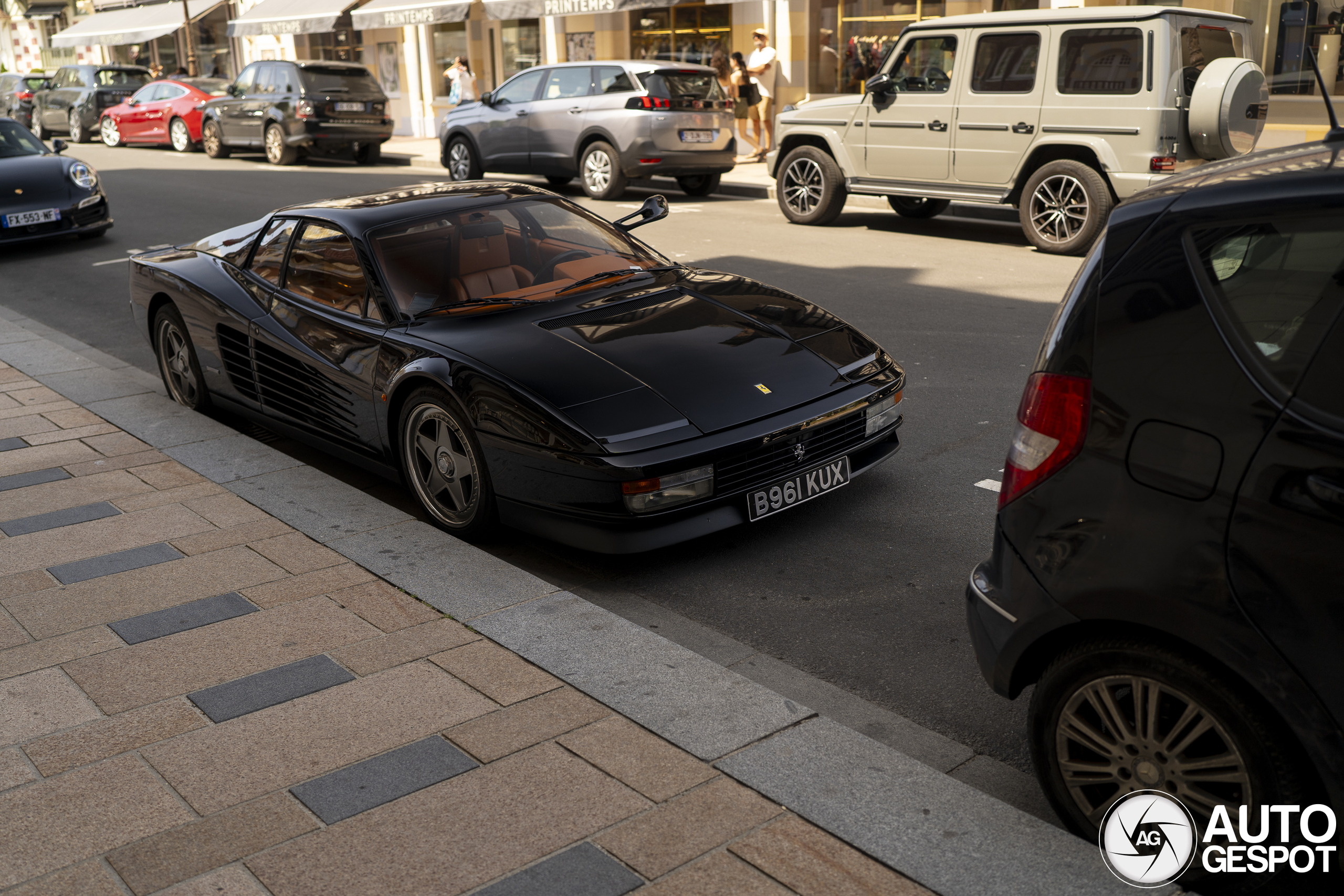 Ferrari's van vroeger zijn toeristen in Deauville