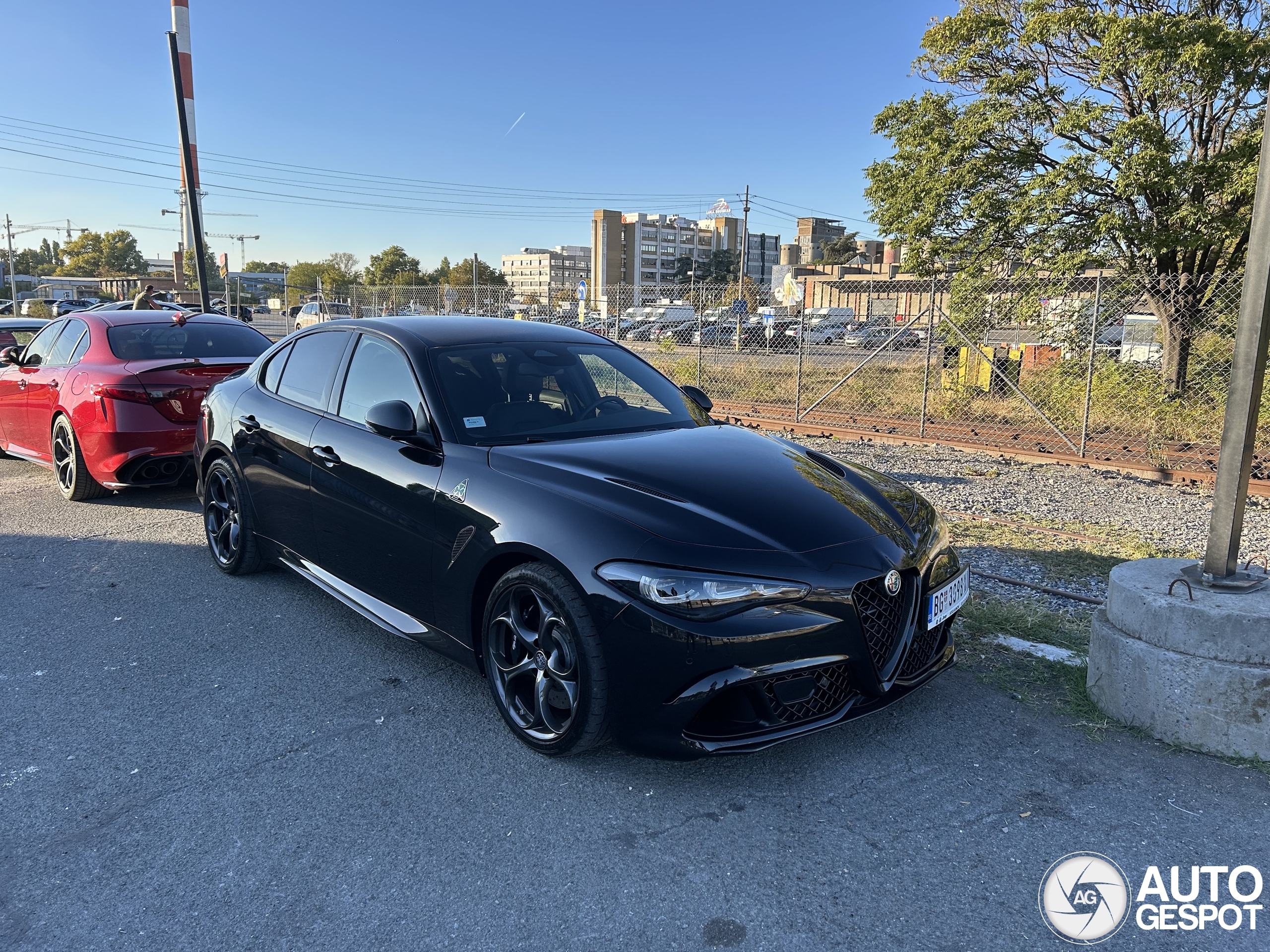 Giulia Quadrifoglio Super Sport gespot in Belgrado